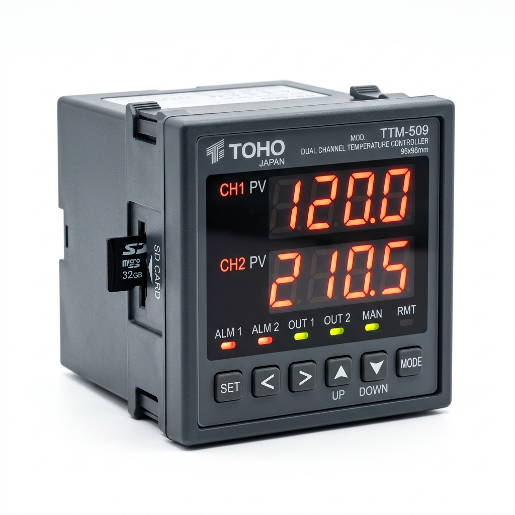 TOHO TTM-509 Series High-Speed Dual-Channel PID Temperature Controller (Model TTM-509)